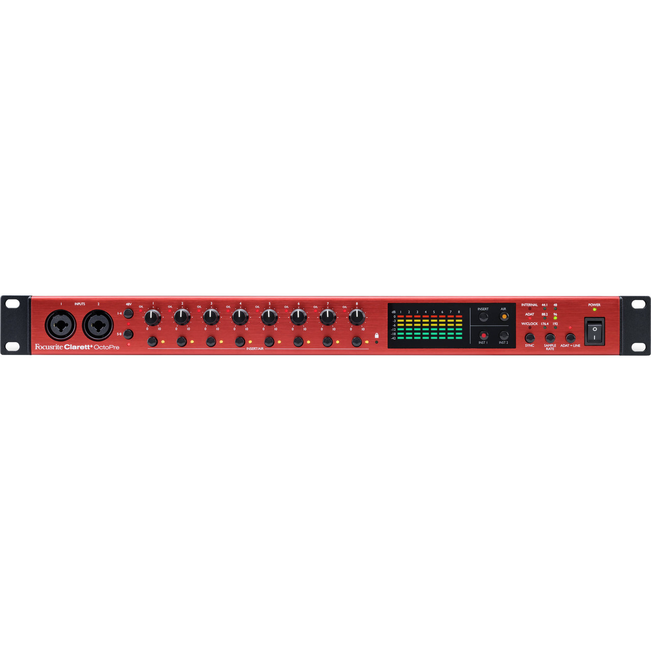 Focusrite Clarett+ OctoPre Microphone Preamp | FrontEndAudio.com