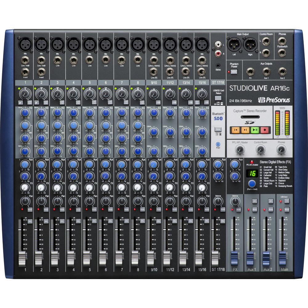 PreSonus StudioLive AR16c Mixer | FrontEndAudio.com