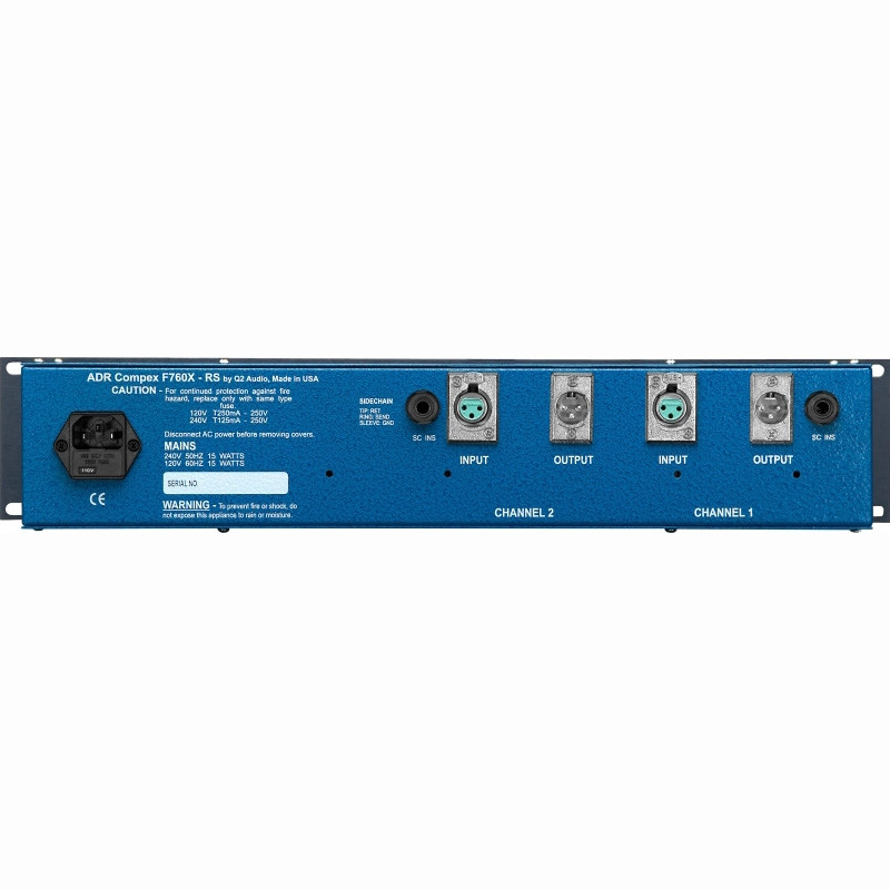 Q2 Audio Compex F760X-RS Compressor | FrontEndAudio.com