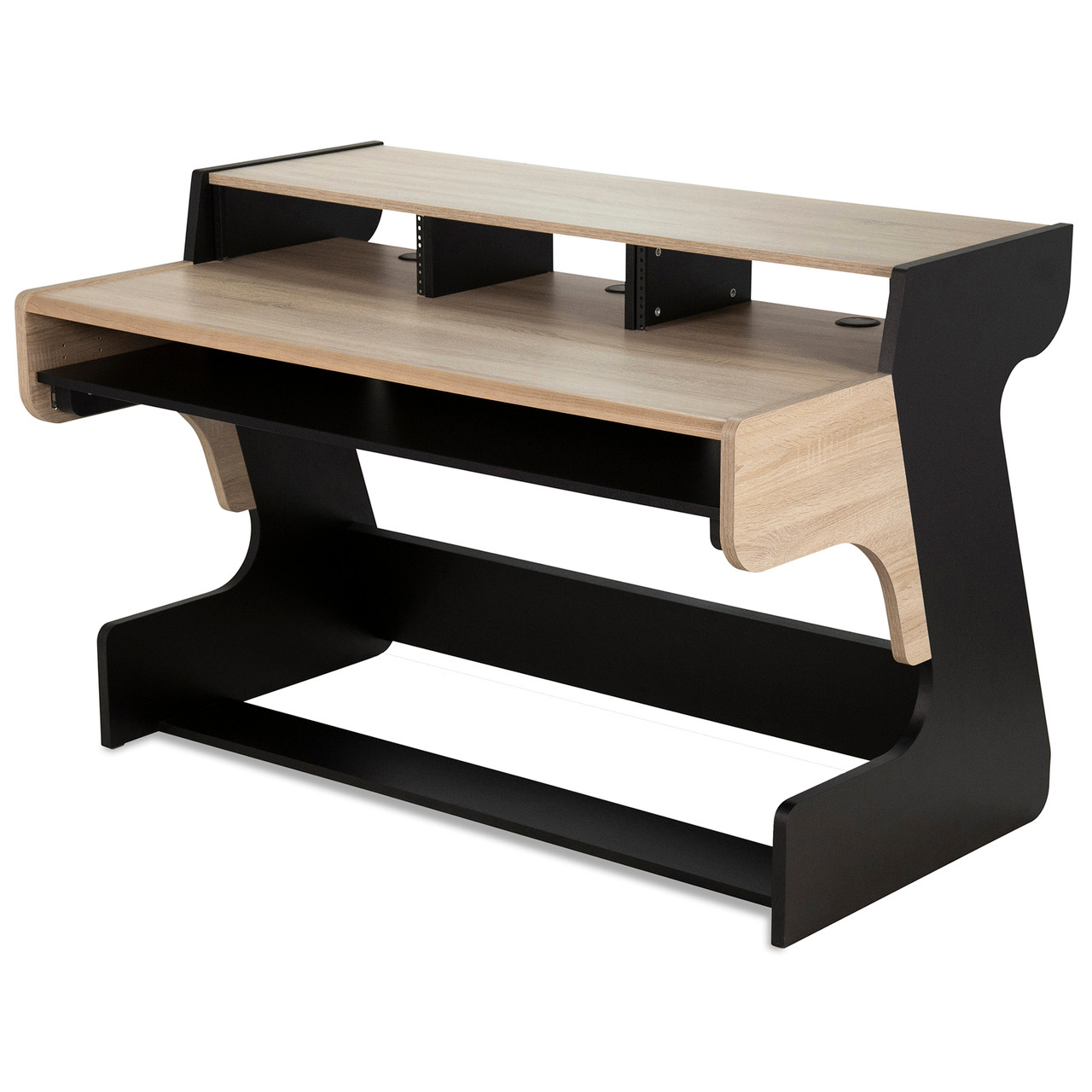 Zaor Miza 88 Flex Studio Desk (Black Oak) | FrontEndAudio.com
