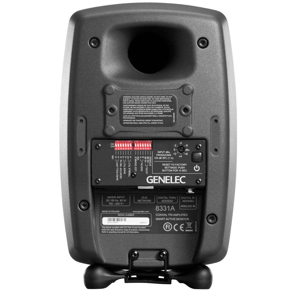 Genelec 8331A Studio Monitor (Grey) | FrontEndAudio.com