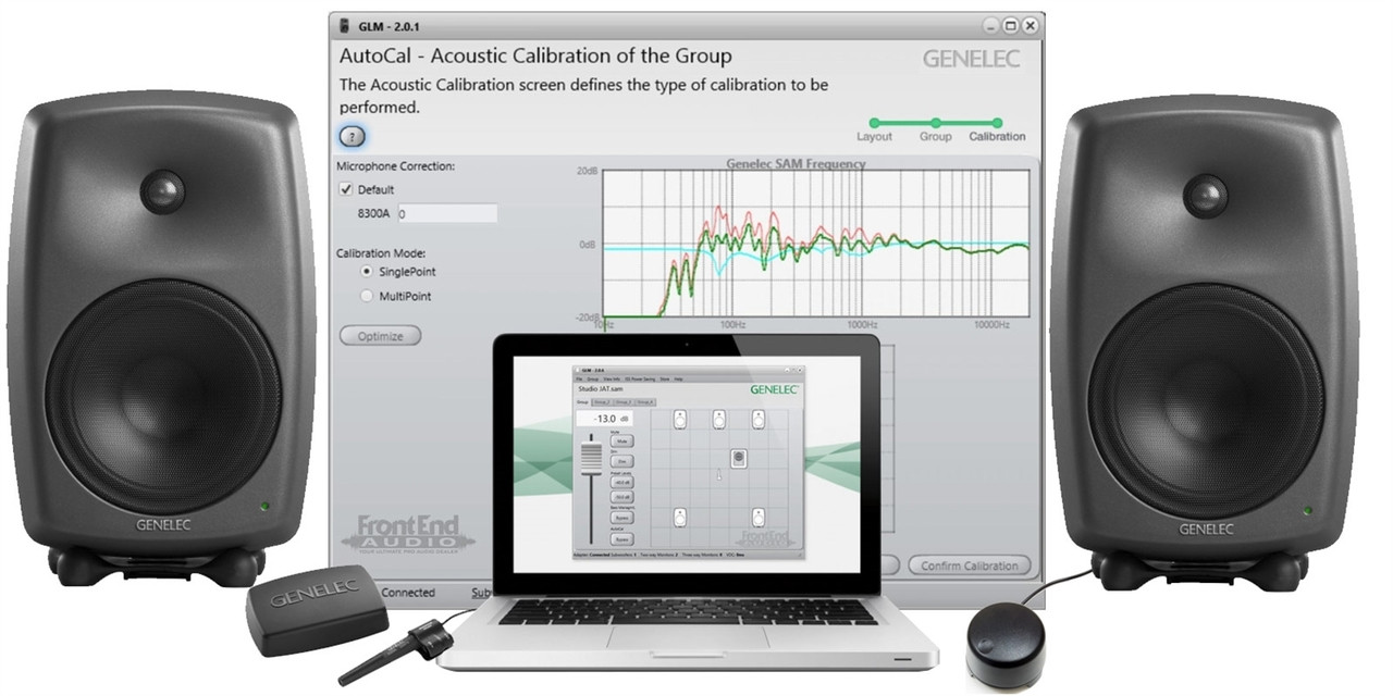 Genelec 8350A DSP Studio Monitor Package (Grey 