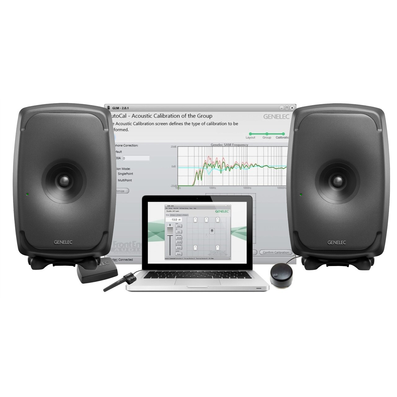 Genelec 8351B DSP Studio Monitor Package (Grey 