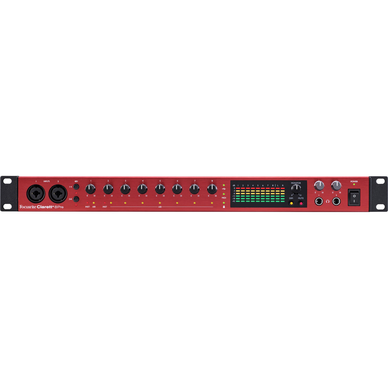 Focusrite Clarett+ 8Pre USB Audio Interface | FrontEndAudio.com