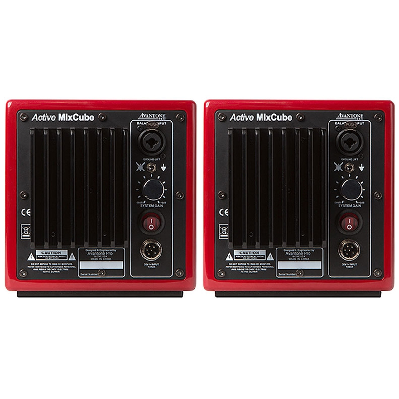 Avantone MixCubes Active Mini-Reference Monitors (Red) | FrontEndAudio.com