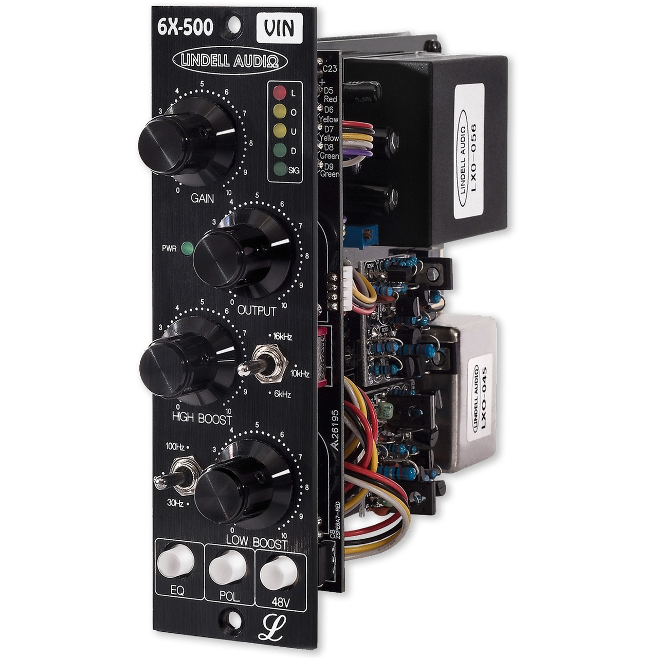 Lindell Audio 6X-500VIN 500-Series Preamp & EQ | FrontEndAudio.com