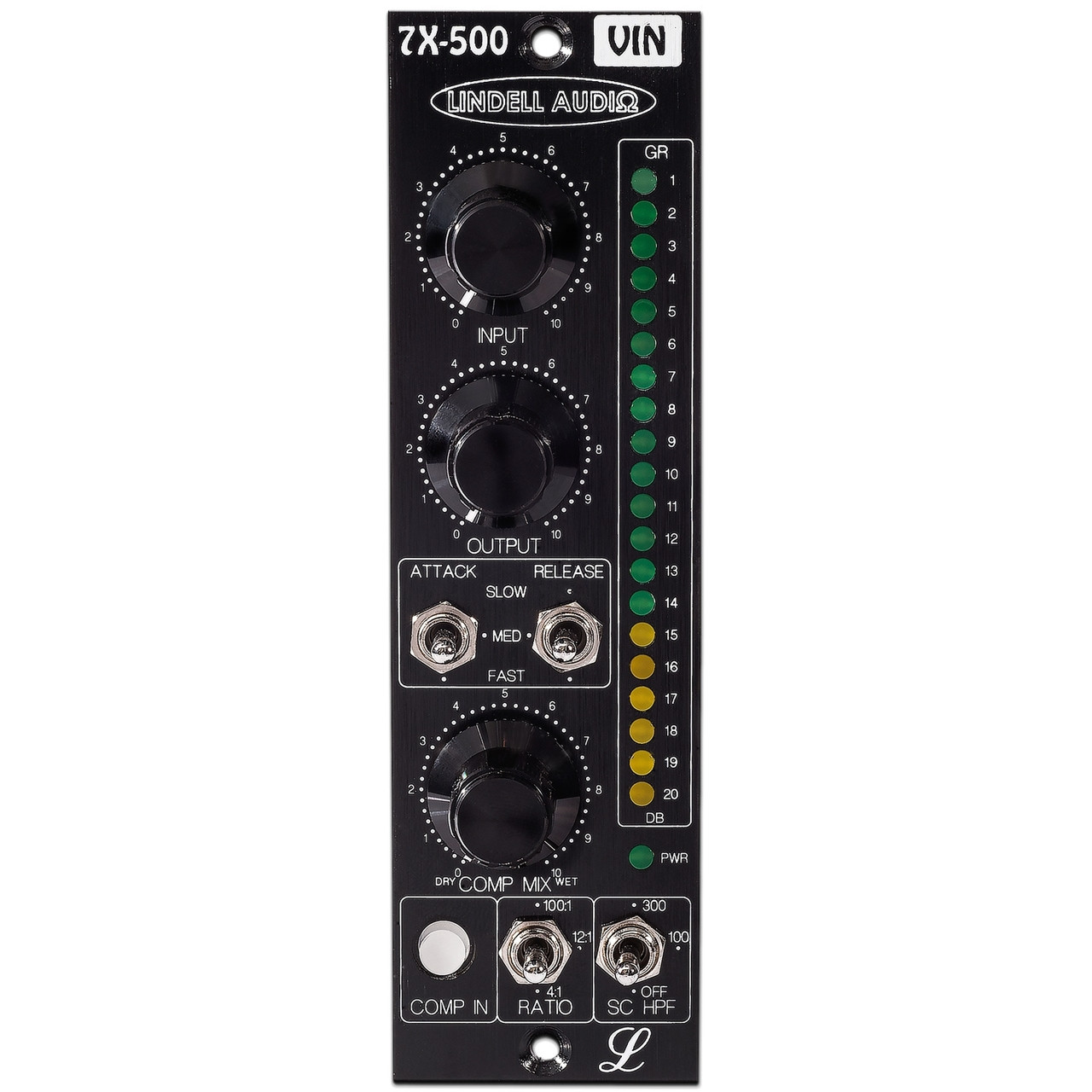 Lindell Audio 7X-500VIN 500-Series Compressor | FrontEndAudio.com