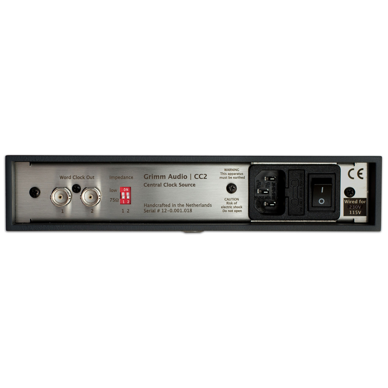 Grimm Audio CC2 Rackmount Master Clock | FrontEndAudio.com