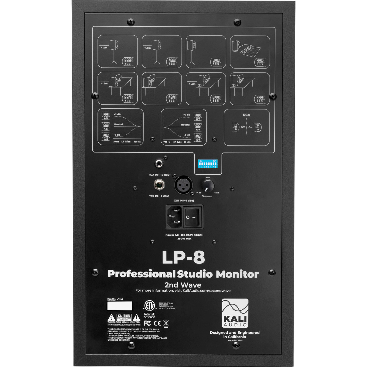 Kali Audio LP-8 V2 (ペアー） Kali Audio LP-8 V2 Studio Monitor | FrontEndAudio.com