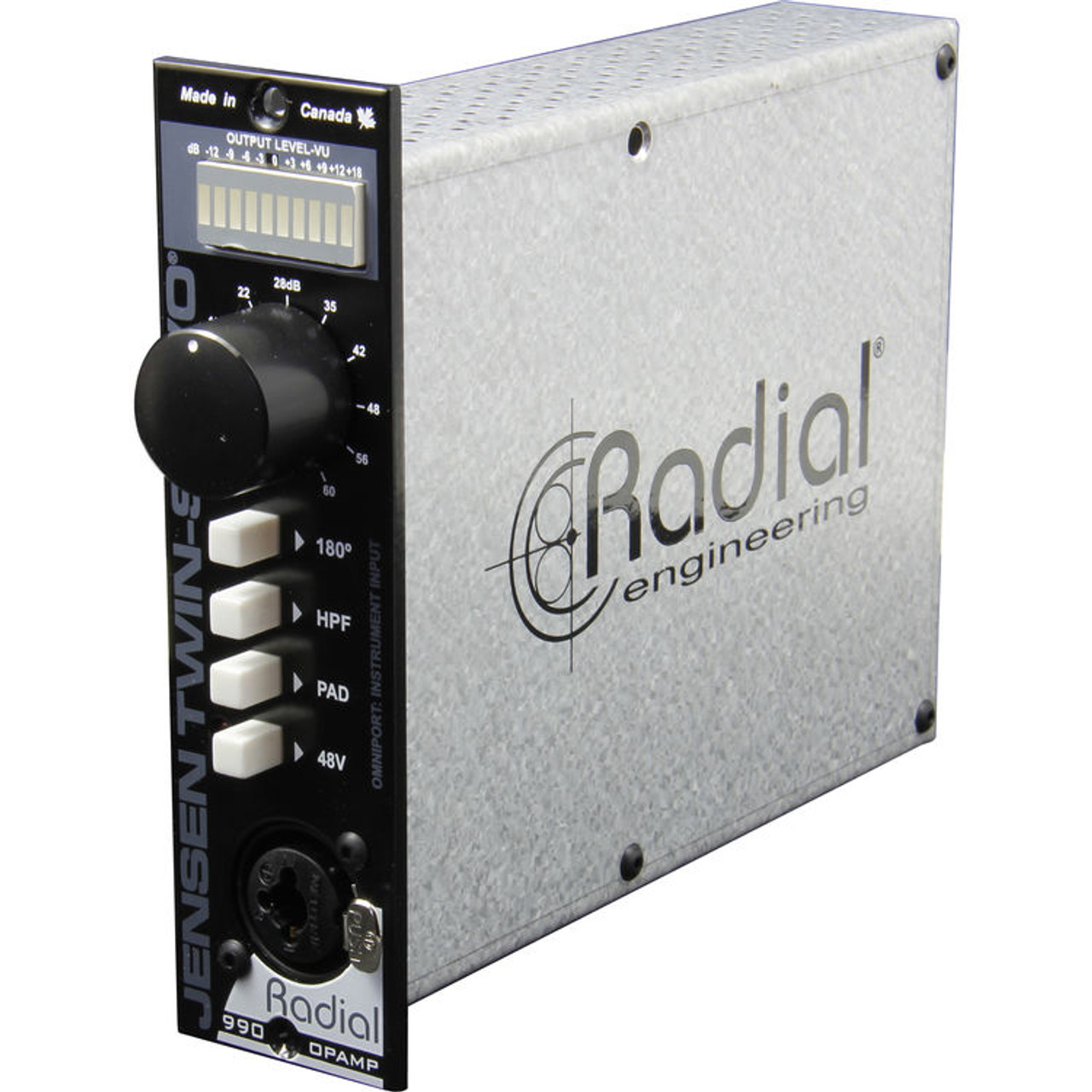 RADIAL ラジアル / JDV preAMP 500 series Radial JDV-Pre 500 Series Microphone Preamp | Sweetwater