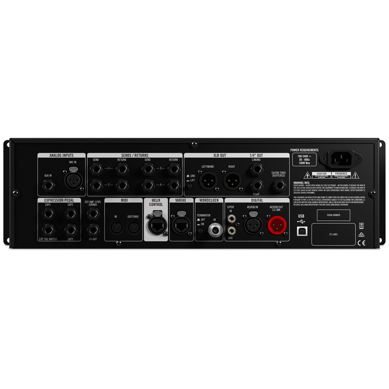 Line6 Helix Rack プロギターエフェクター Line 6 Helix Rack Guitar Multi-Effects Processor