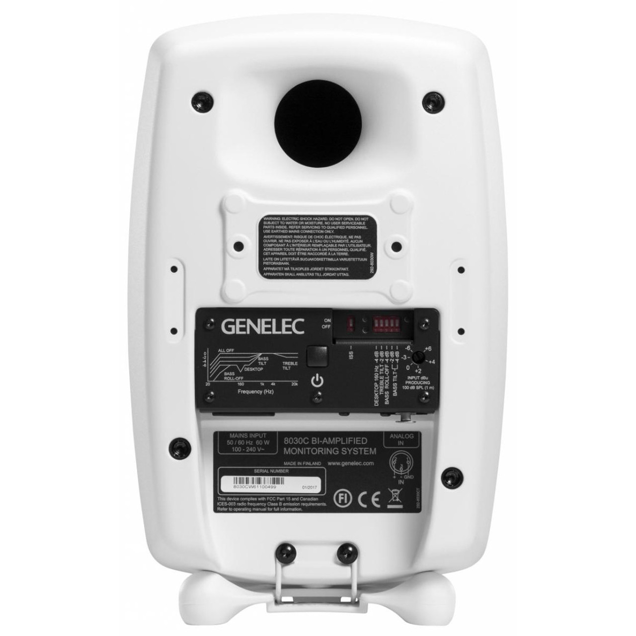 Genelec 8030CW Studio Monitors (White) | FrontEndAudio.com