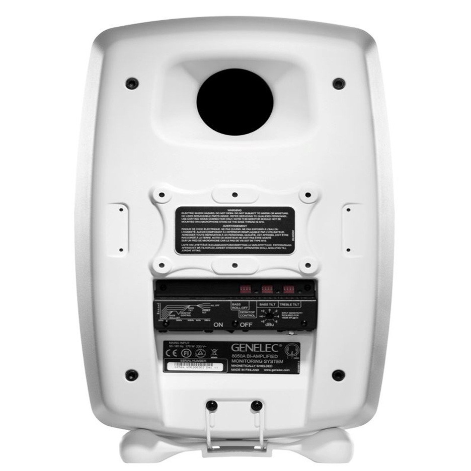 Genelec 8050BW Studio Monitors (White) | FrontEndAudio.com