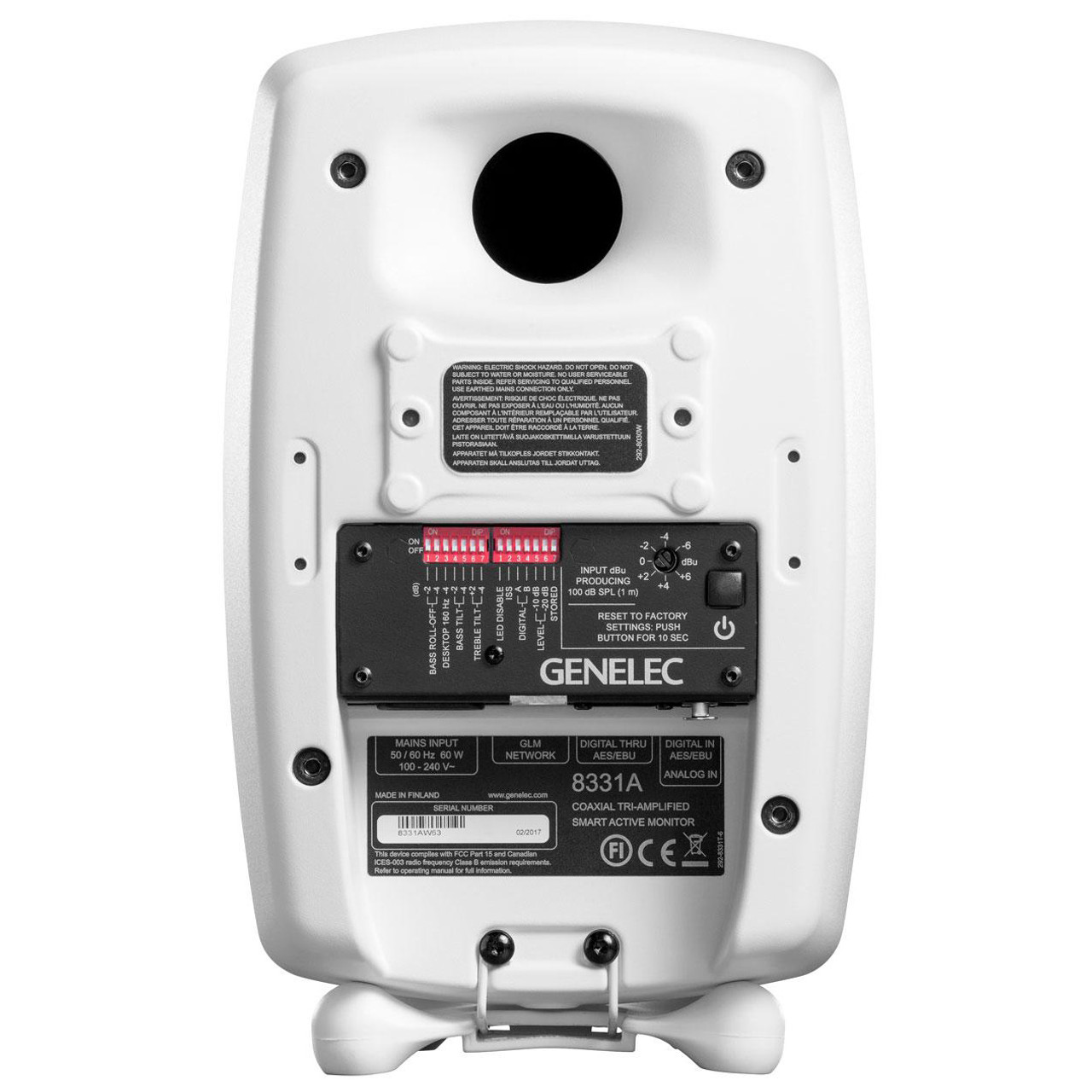 Genelec 8331AW Studio Monitor (White) | FrontEndAudio.com