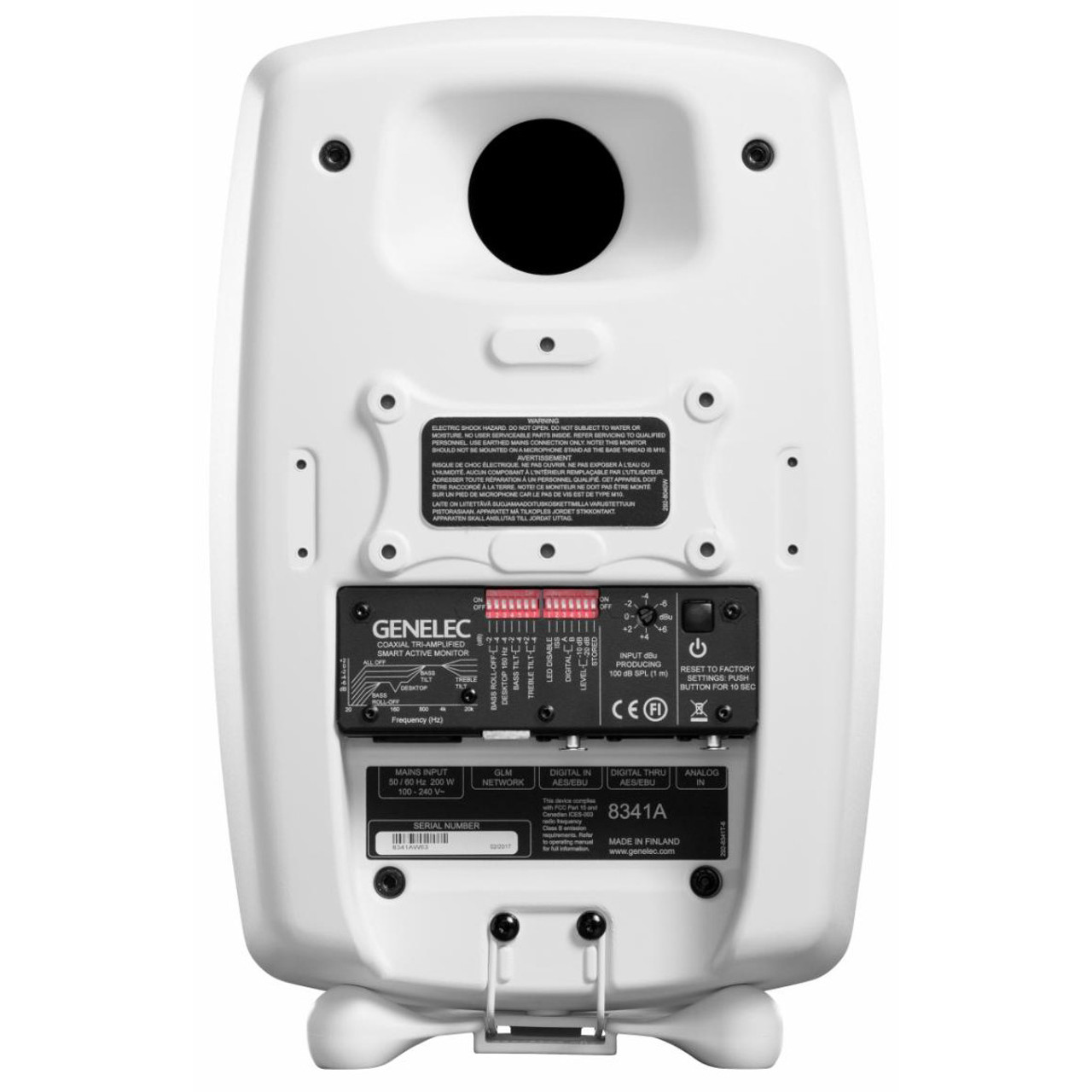 Genelec 8341AW Studio Monitor (White) | FrontEndAudio.com