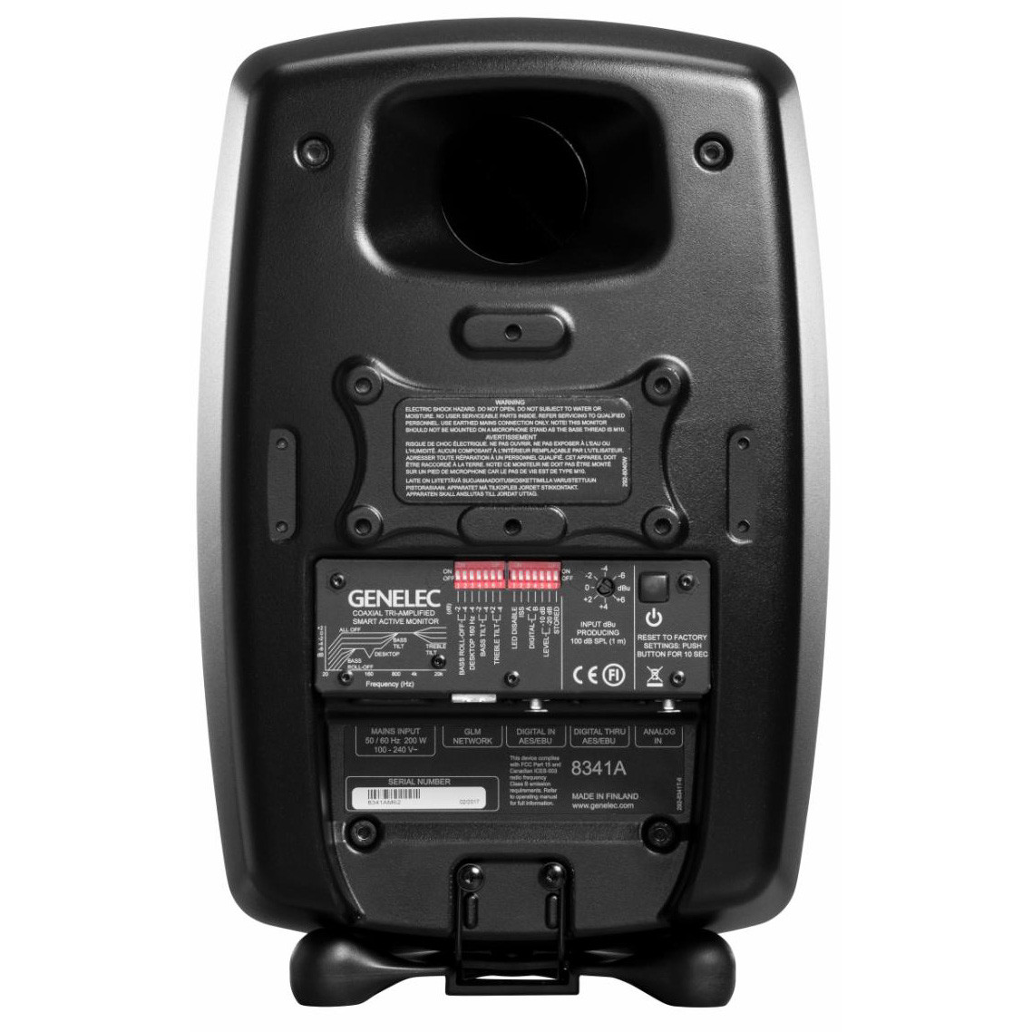 Genelec 8341AM Studio Monitor (Black) | FrontEndAudio.com
