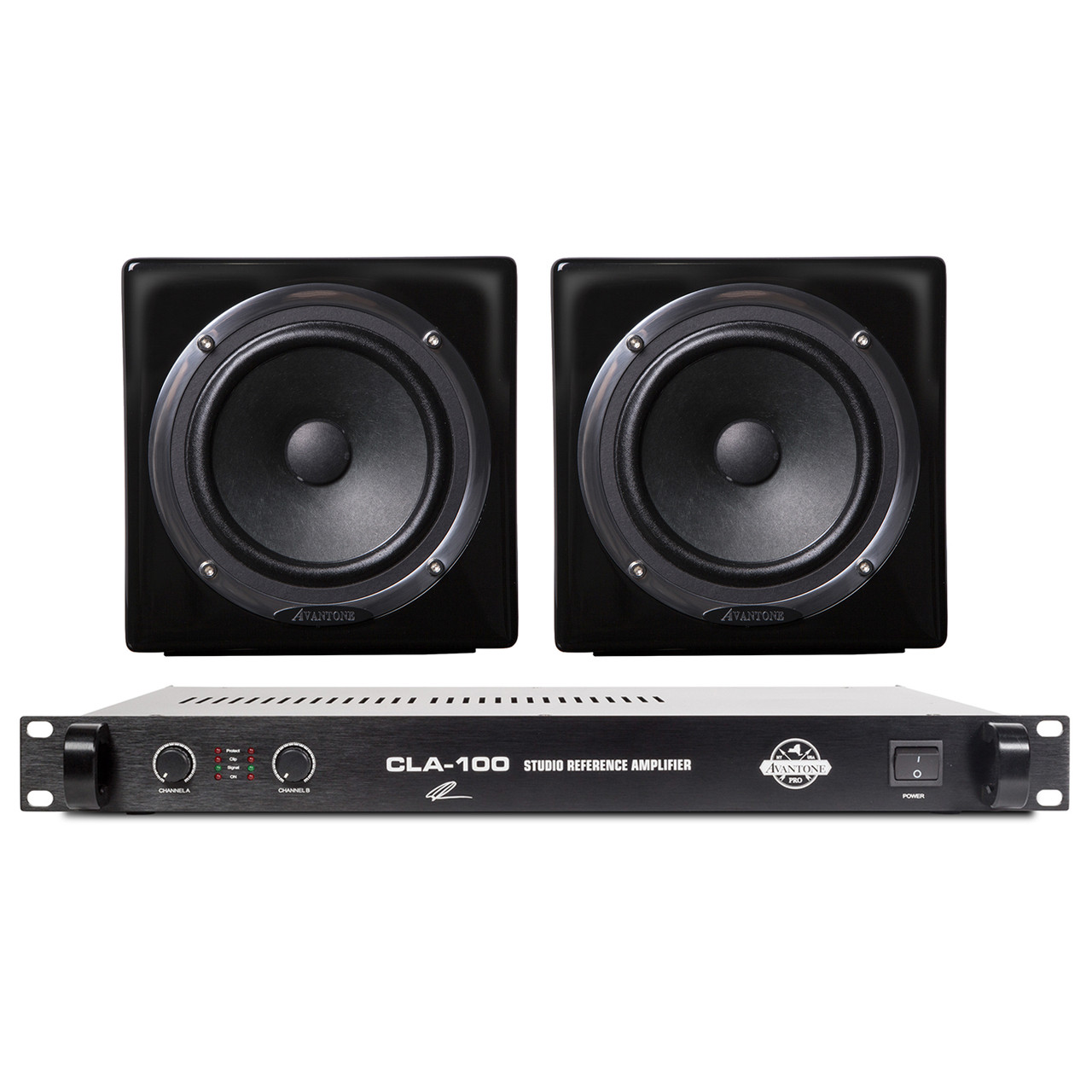 Avantone Mixcubes & CLA100 Monitor Bundle (Black) | FrontEndAudio.com