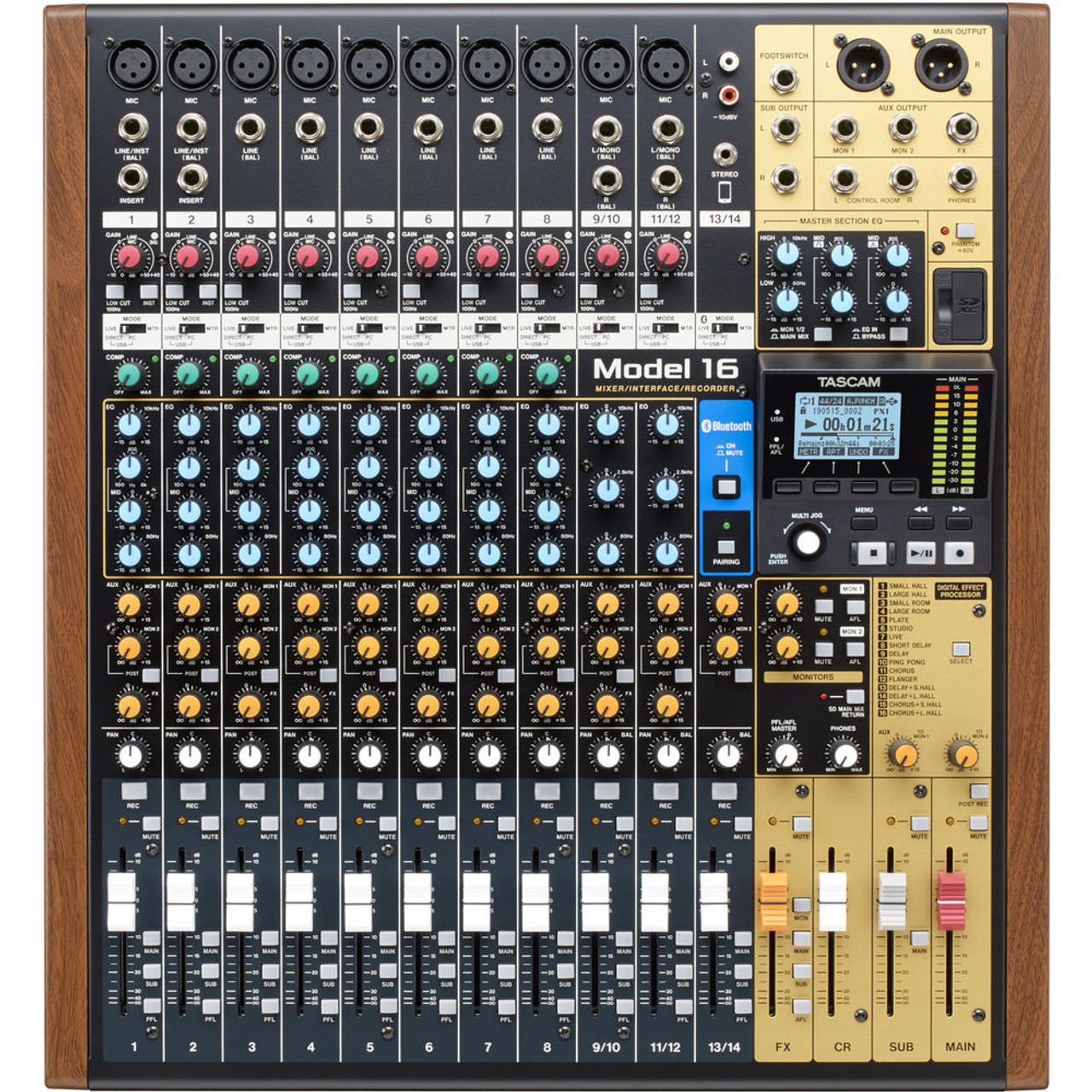 Tascam model16 ミキサー Tascam Model 16 Digital Mixer | FrontEndAudio.com