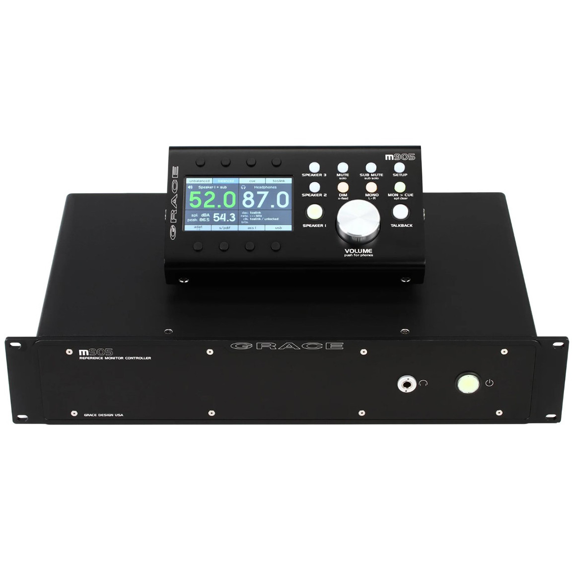 新品同様 未使用 Grace Design m905 Analog Grace Design m905 Analog Monitor Controller (Black