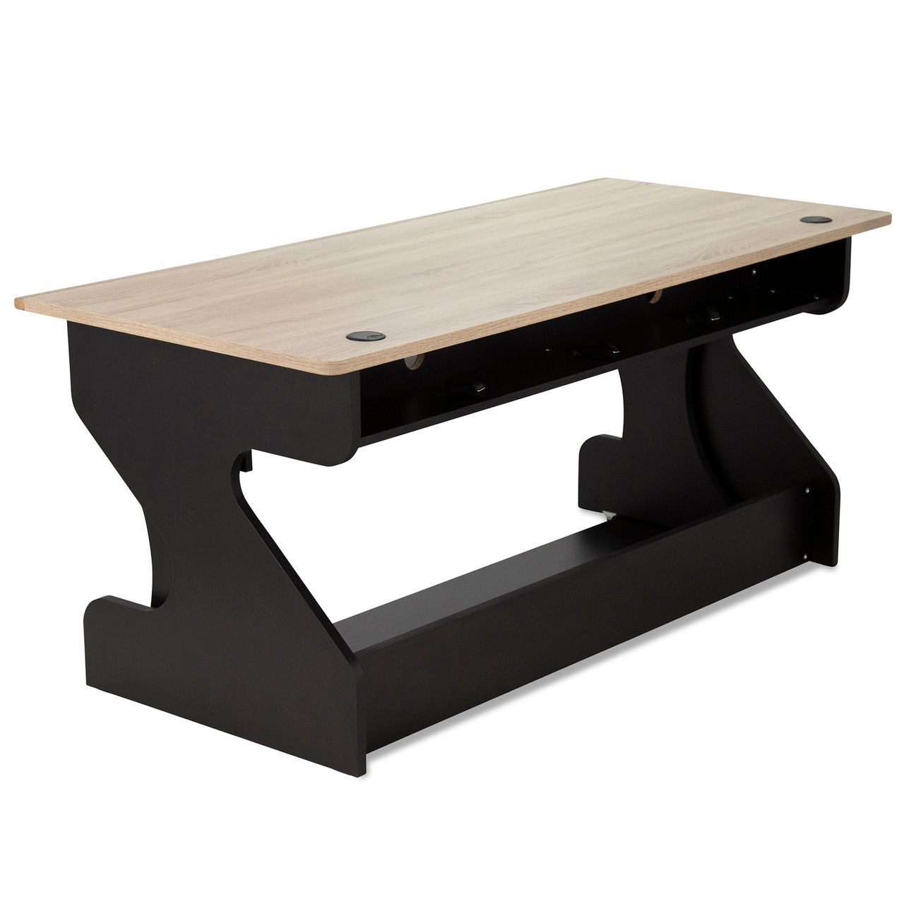 Zaor Miza Z Flex Studio Desk (Black Oak) | FrontEndAudio.com