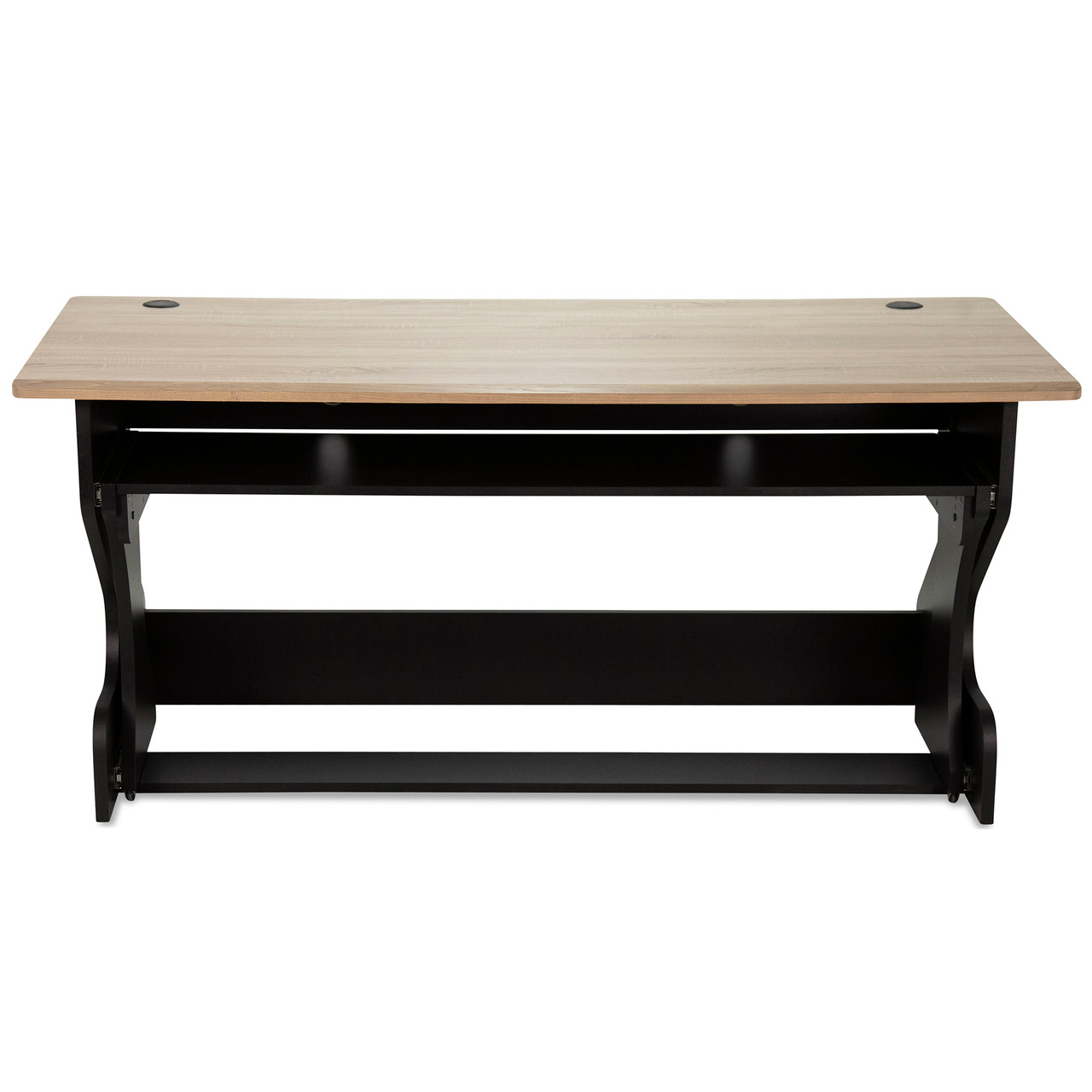 Zaor Miza Z Flex Studio Desk (Black Oak) | FrontEndAudio.com