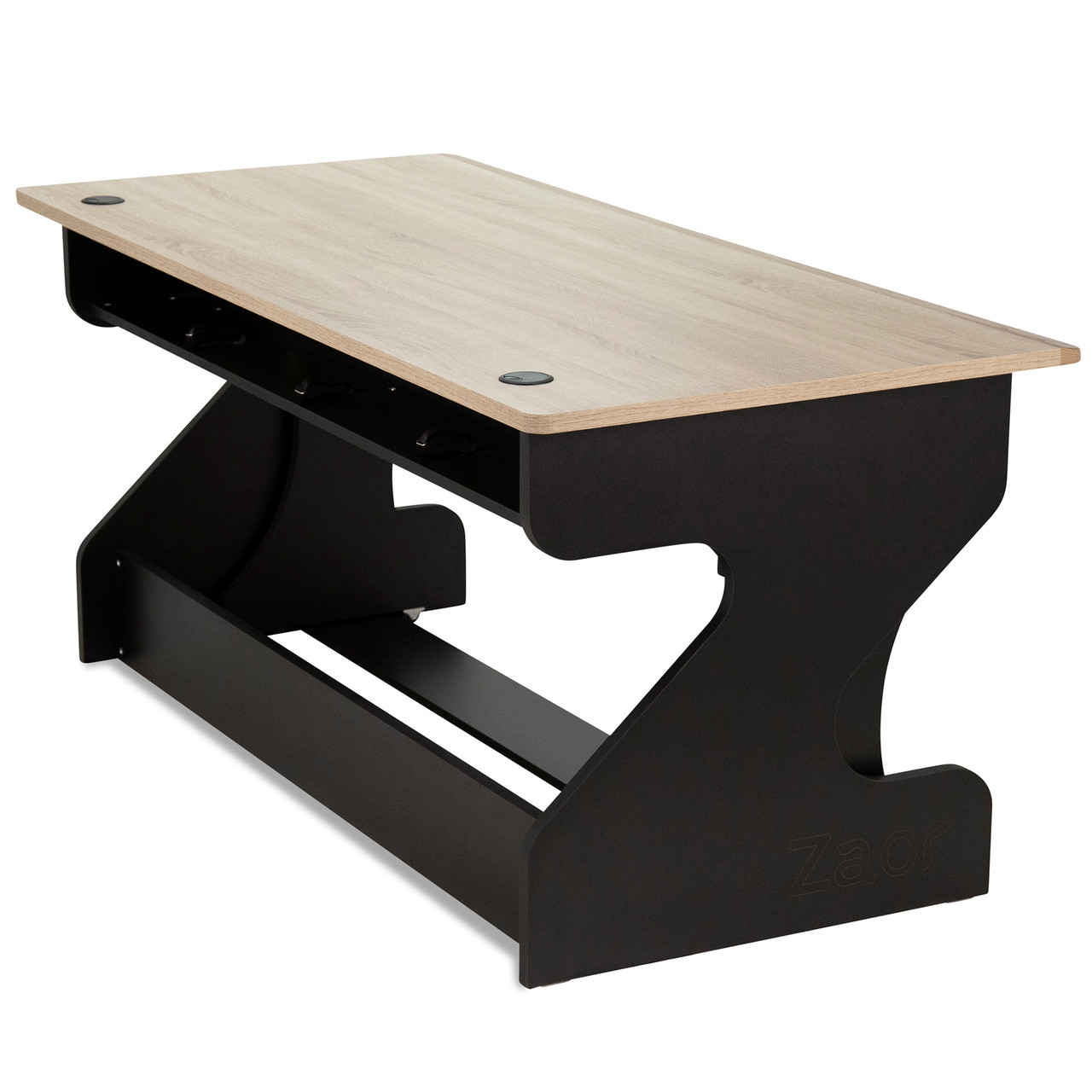 Zaor Miza Z Flex Studio Desk (Black Oak) | FrontEndAudio.com