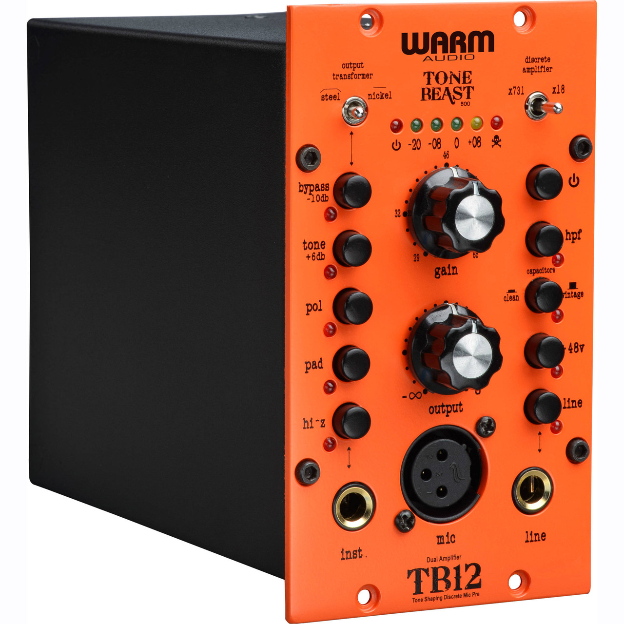 Warm Audio TB12-500 500-Series Preamp (B-Stock) | FrontEndAudio.com