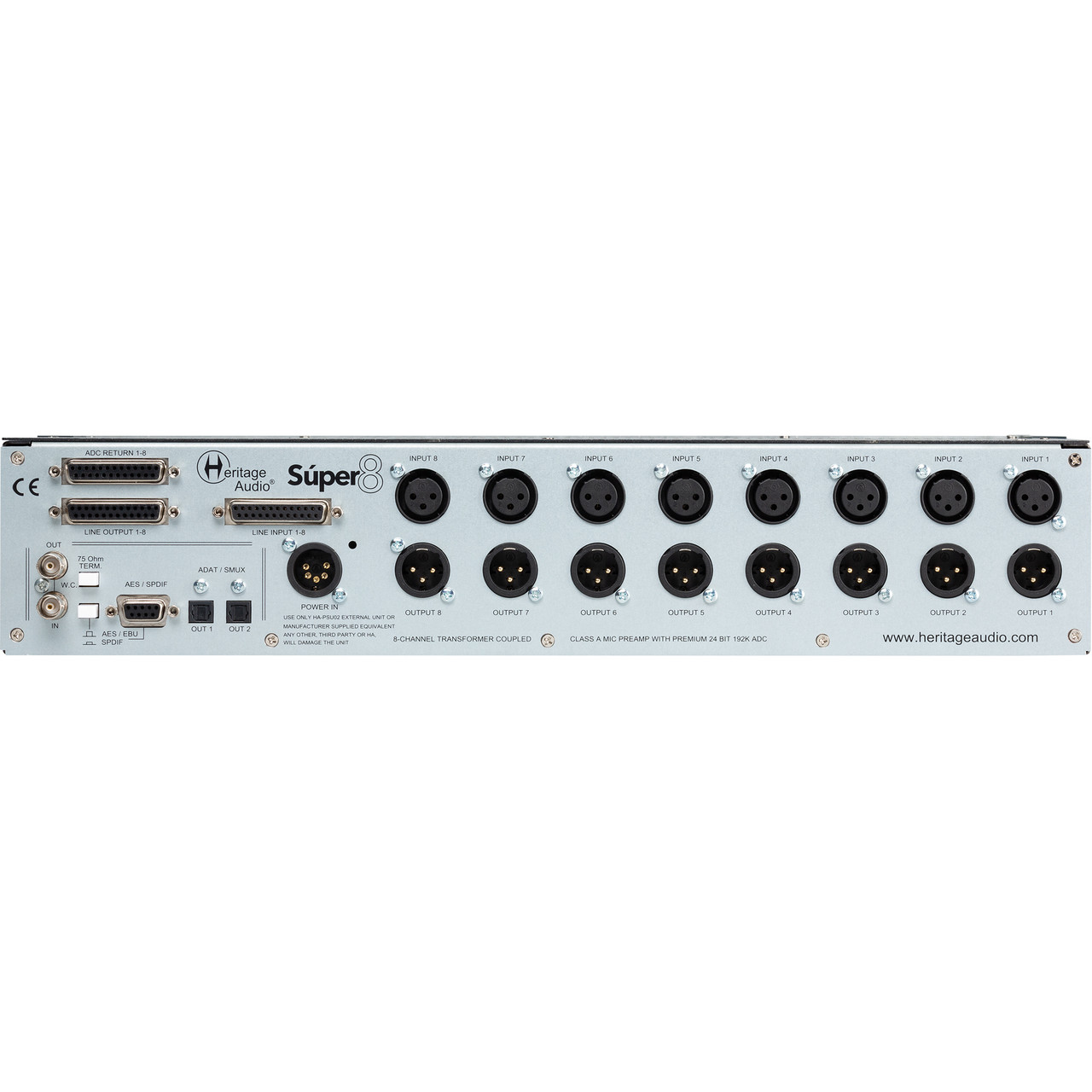 Heritage Audio Super 8 Microphone Preamp | FrontEndAudio.com