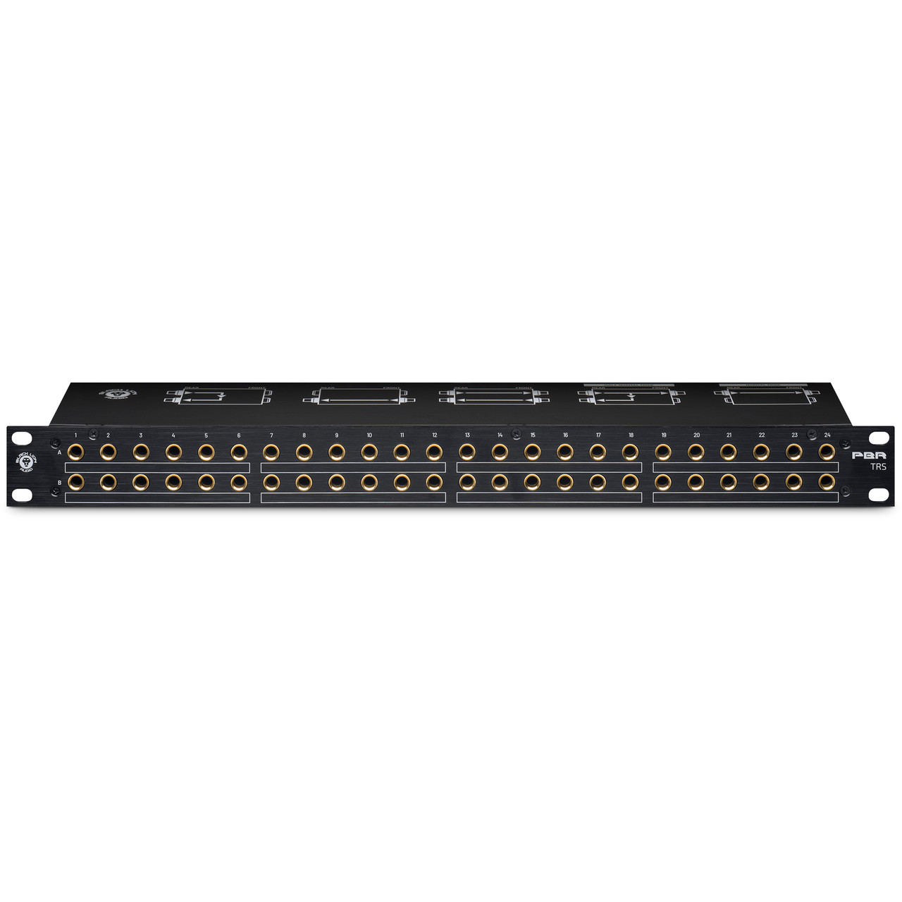 Black Lion PBR TRS パッチベイ Black Lion Audio PBR TRS Patchbay | FrontEndAudio.com
