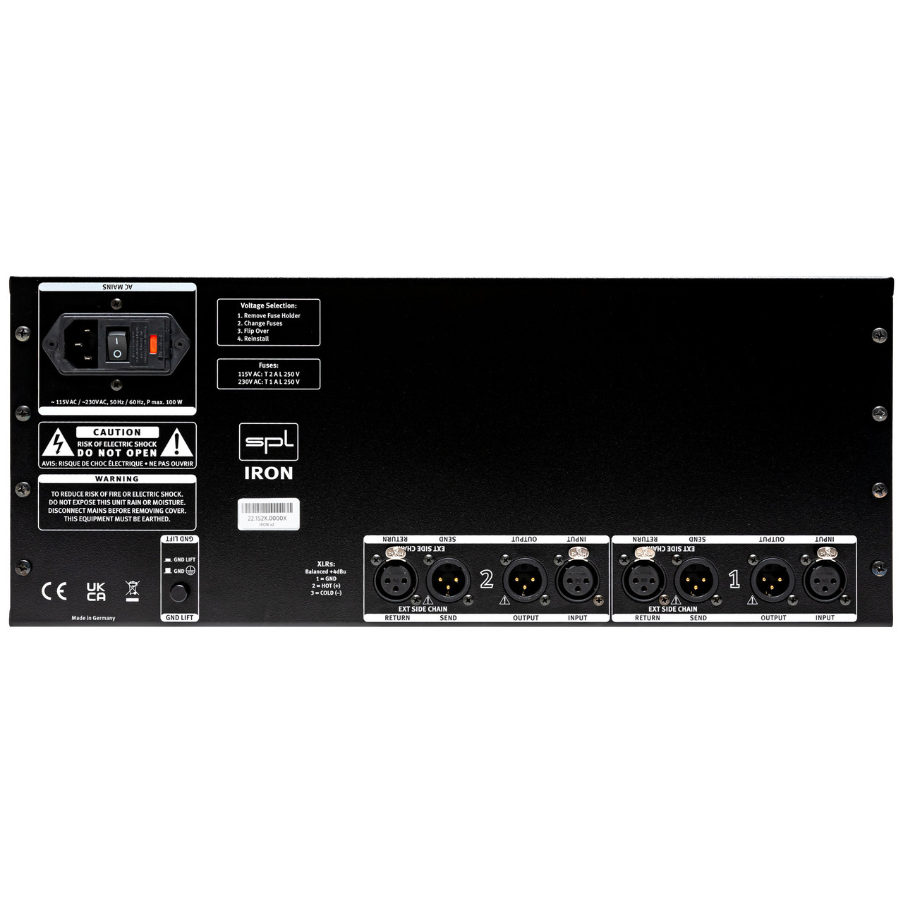 SPL IRON V2 RED マスタリングコンプレッサー SPL IRON V2 Mastering Compressor (Red) | FrontEndAudio.com