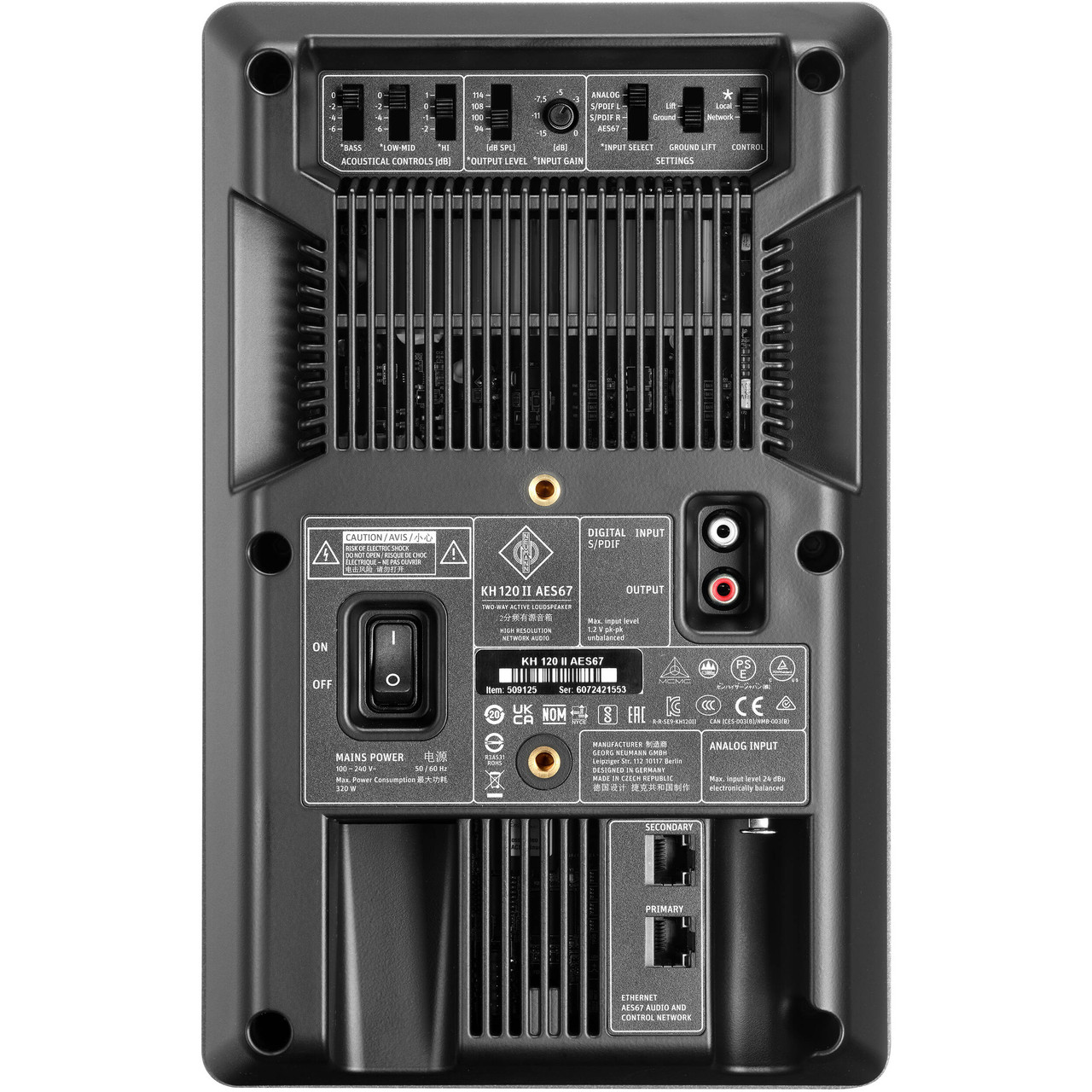 Neumann KH 120 II AES67 Studio Monitor | FrontEndAudio.com