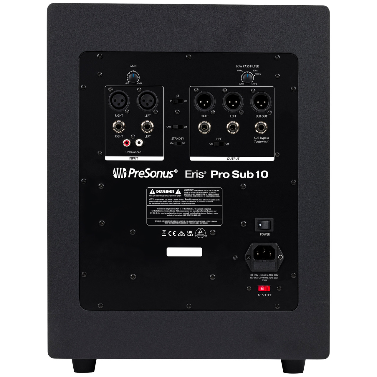 Presonus Eris Pro Sub 10 Subwoofer | FrontEndAudio.com