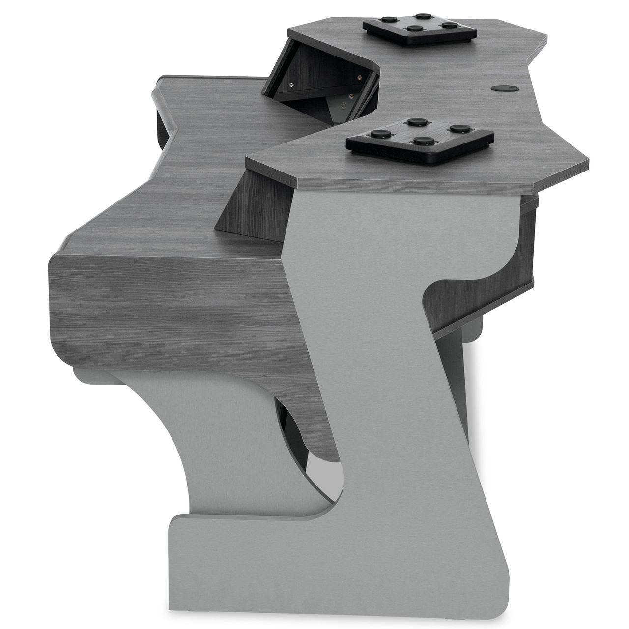 Zaor Miza X2 Flex Studio Desk (Grey Wenge) | FrontEndAudio.com