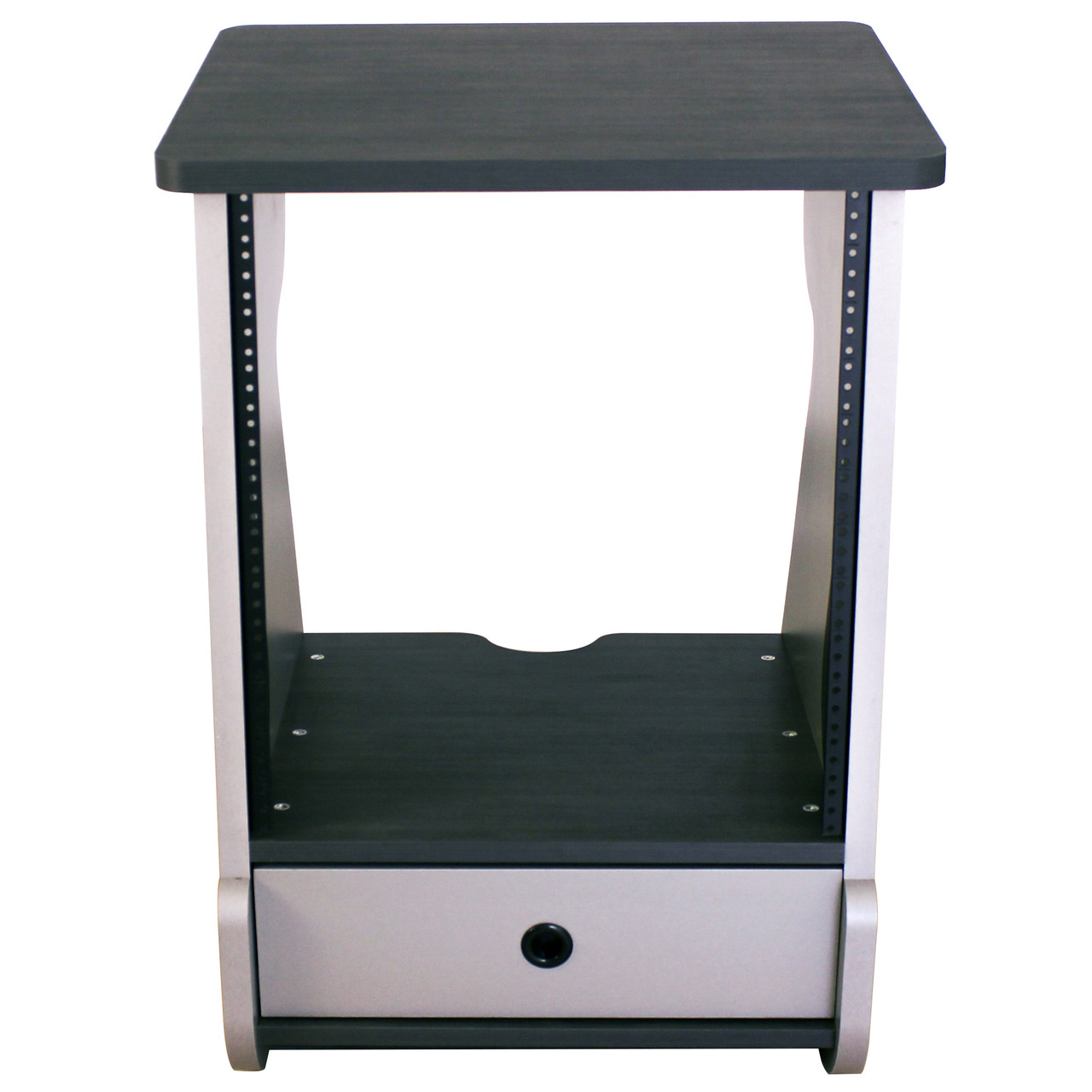 misaki  Zaor Miza Rack 12 MKII Studio Rack (Grey Wenge) | FrontEndAudio.com