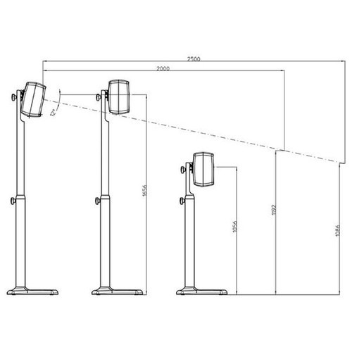 Genelec 8000-400 Design Floor Stand (Used) | FrontEndAudio.com