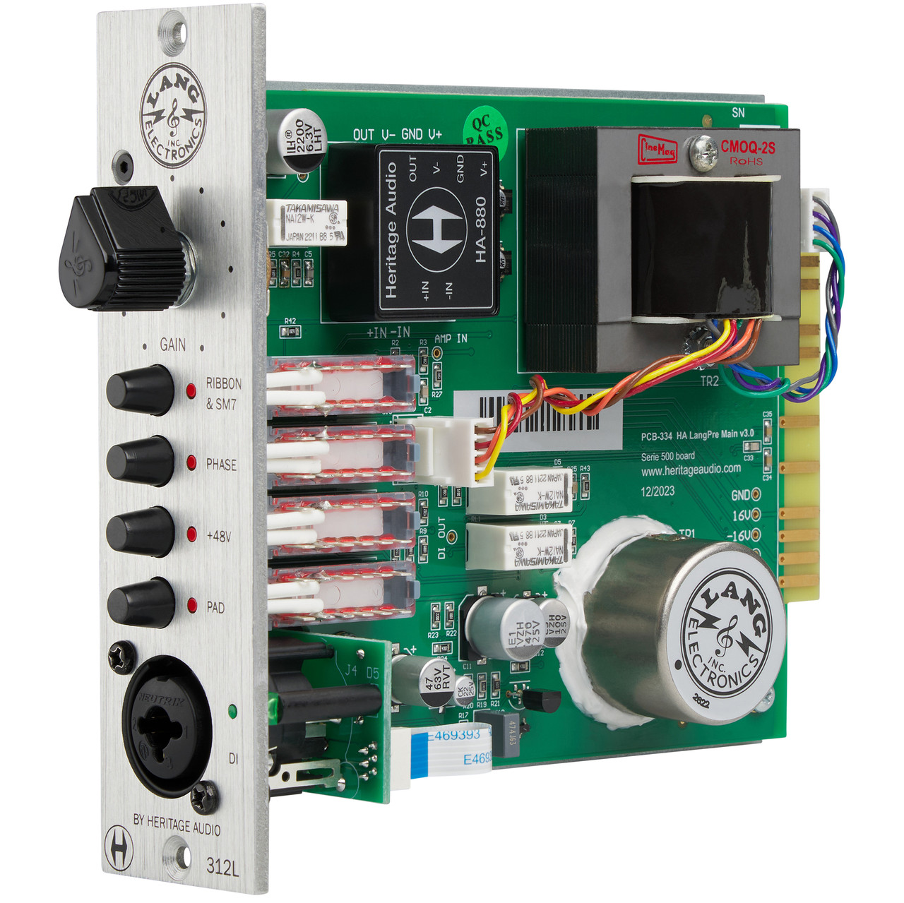 Heritage Audio Lang Electronics 312L 500-Series Preamp