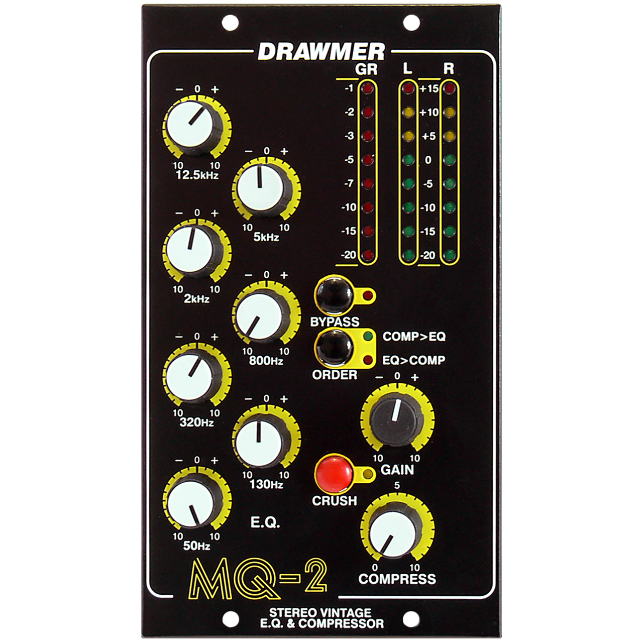 Drawmer MQ-2 500 Series Stereo 7-Band Equalizer - Thumbnail 5