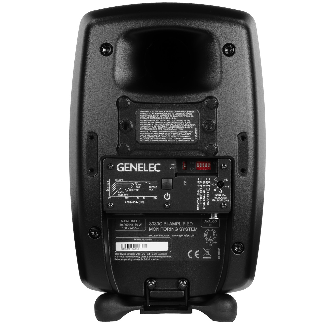 Genelec 8030CM Studio Monitors (Black) | FrontEndAudio.com