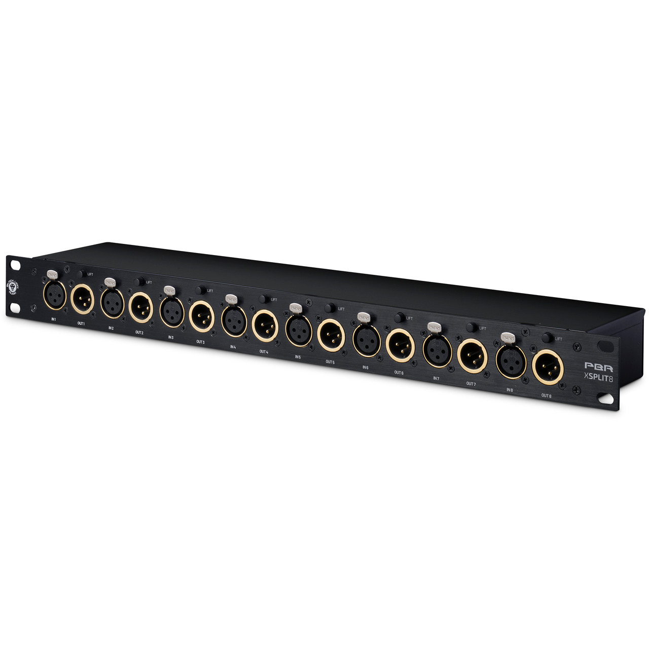 Black Lion Audio PBR XSplit8 Microphone Splitter | FrontEndAudio.com