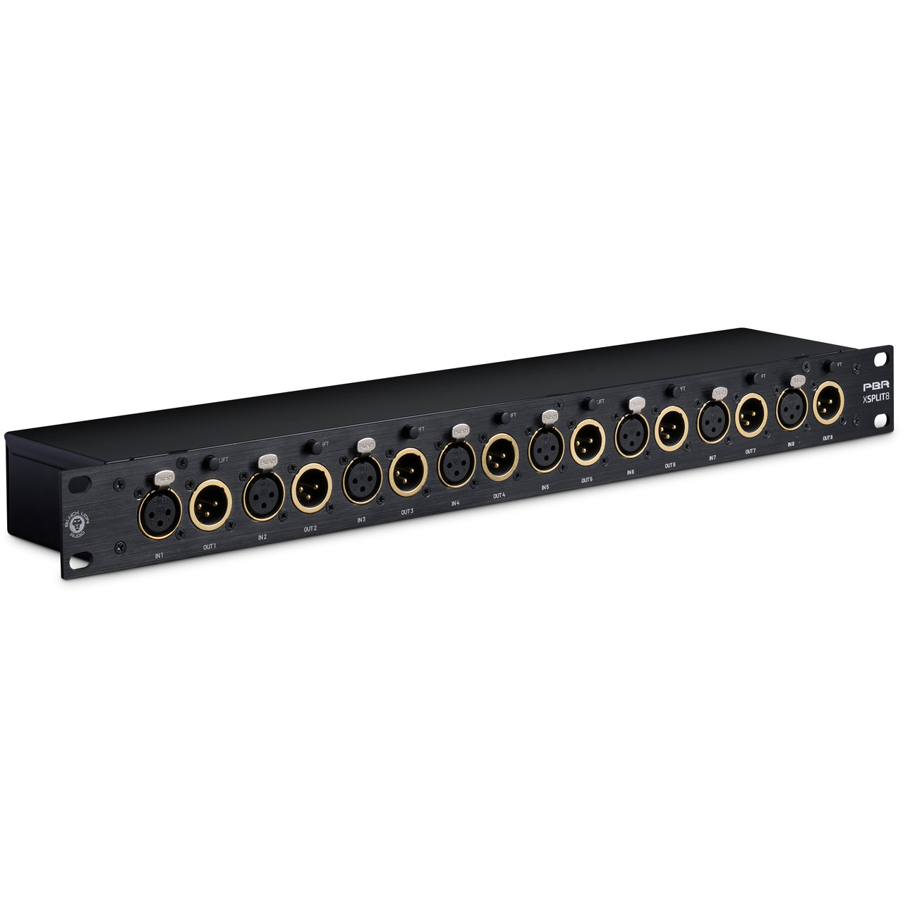 Black Lion Audio PBR XSplit8 Microphone Splitter | FrontEndAudio.com