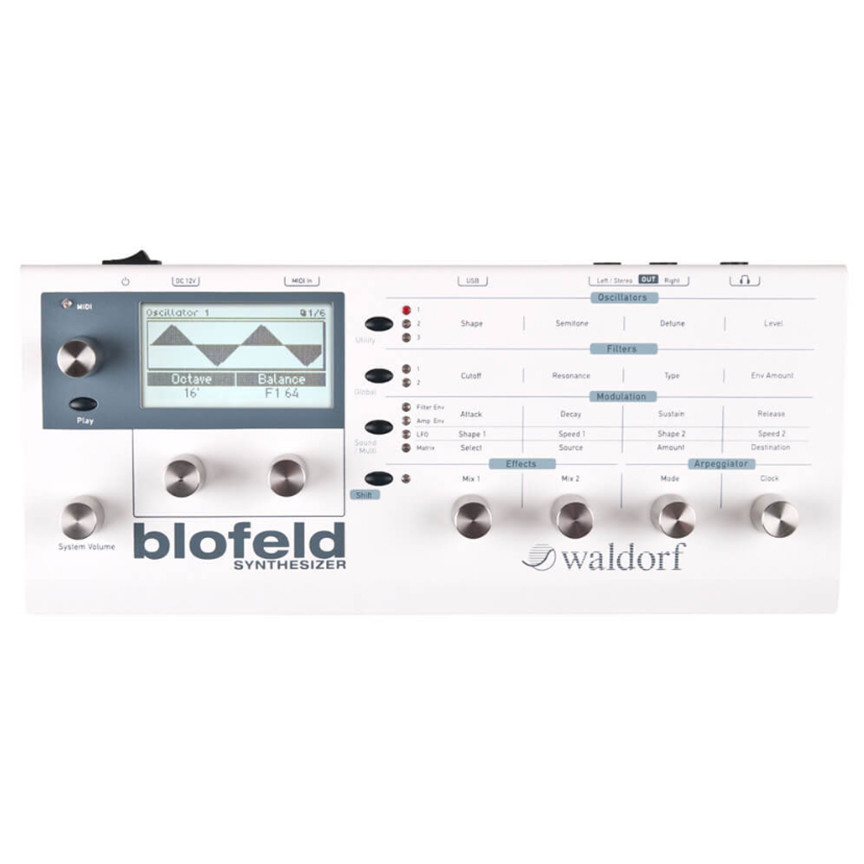 Waldorf Blofeld Desktop Synthesizer (White) | FrontEndAudio.com