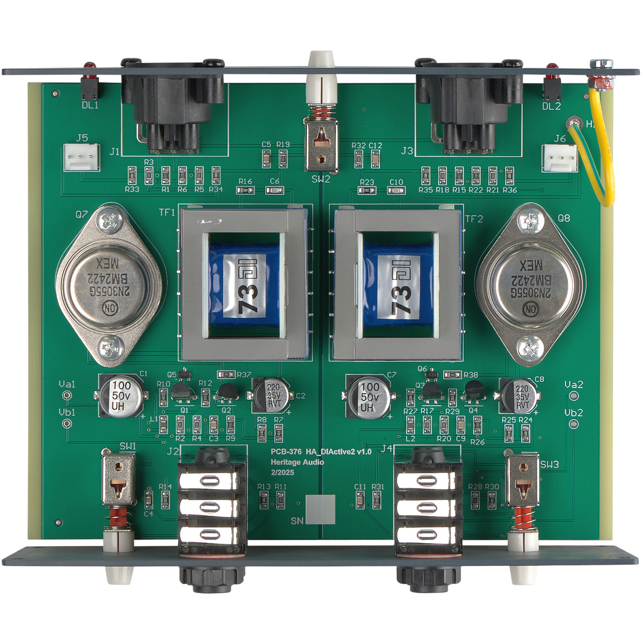 Heritage Audio 73DI 2 Dual Active Direct Box | FrontEndAudio.com