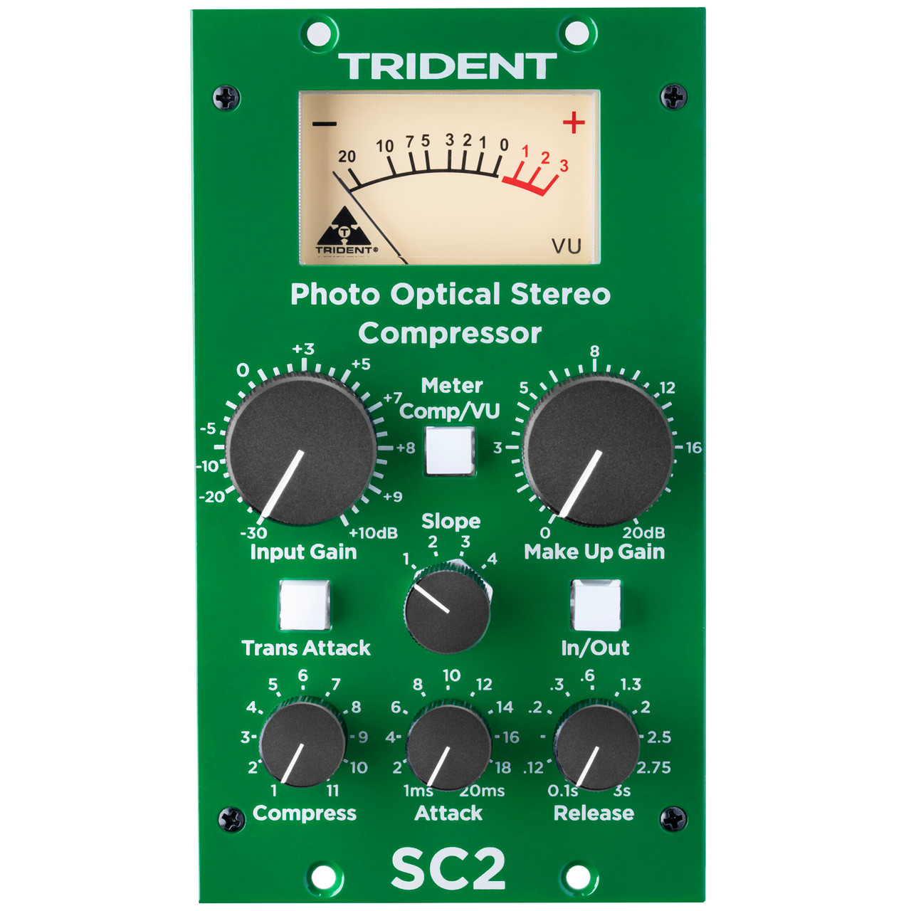 ギター ZOOM DISTORTION & DRIVING COMPRESSOR Trident SC2 500-Series Optical Compressor | FrontEndAudio.com