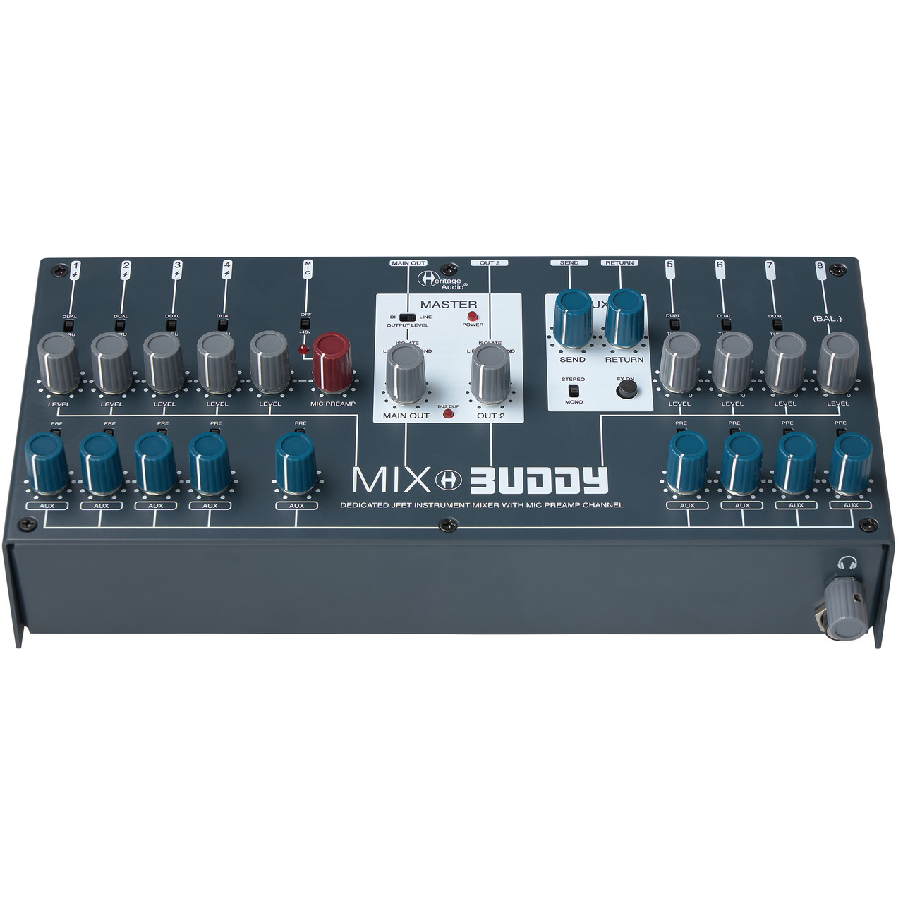 Heritage Audio Mix Buddy Instrument Mixer | FrontEndAudio.com