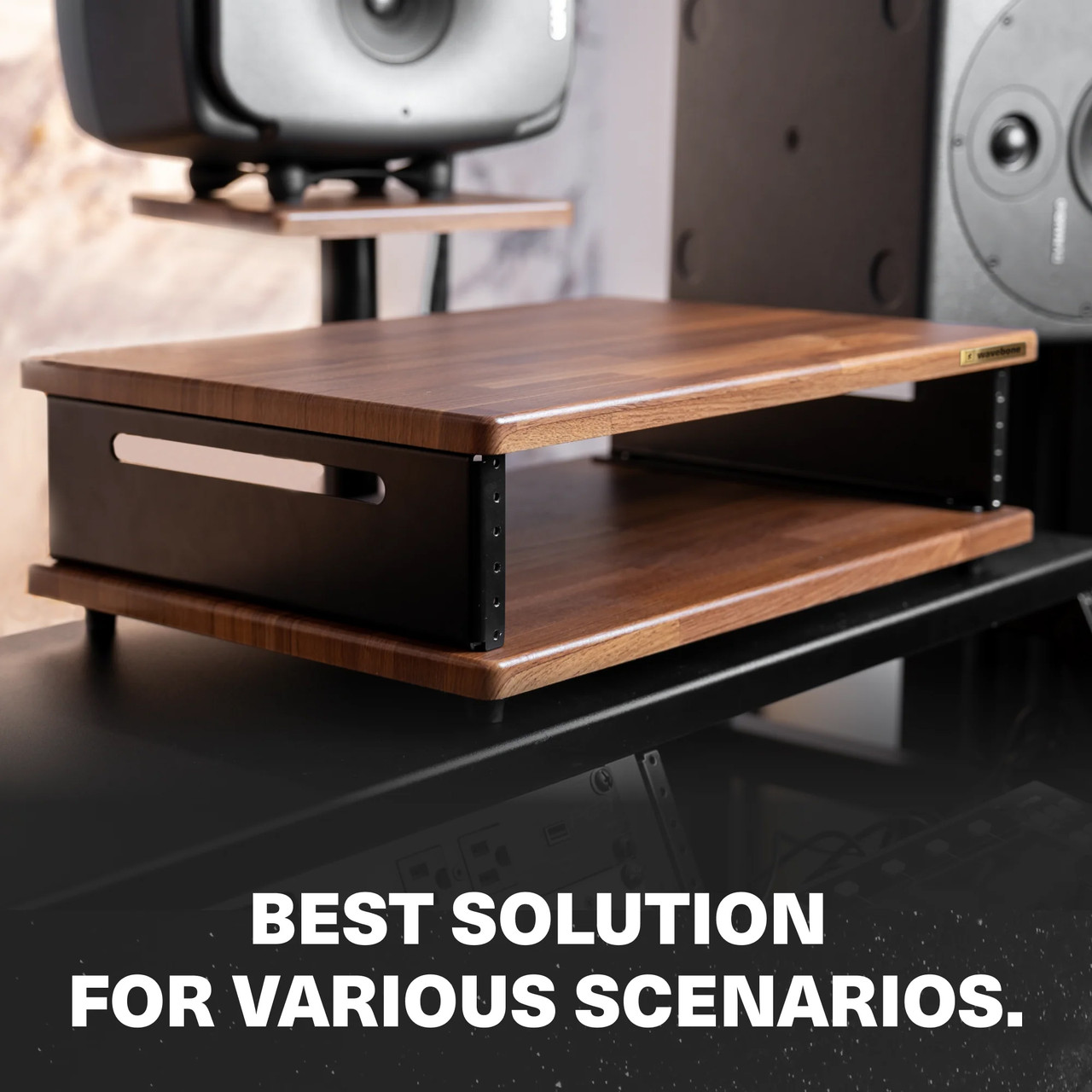 Wavebone Stella 4U Rackmount Case (Walnut) | FrontEndAudio.com
