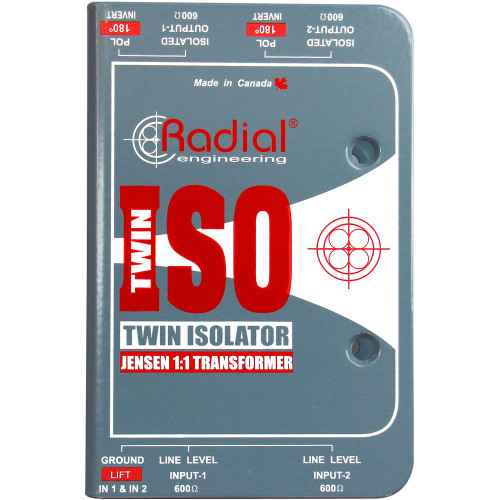 Radial J-Iso Stereo Line Isolator | FrontEndAudio.com