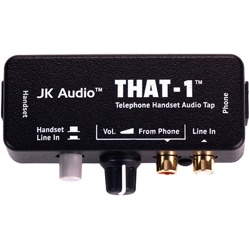 JK Audio THAT-1 Telephone Handset Audio Tap | FrontEndAudio.com