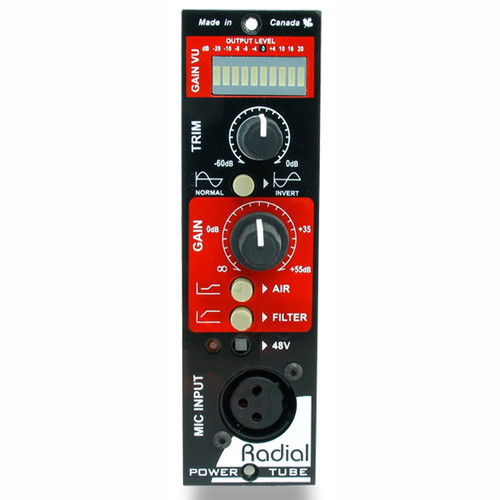 Radial PowerTube 500-Series Preamp | FrontEndAudio.com