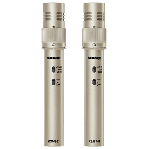 Shure KSM137/SL Microphones (Stereo Pair) | FrontEndAudio.com