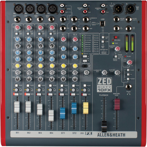 Allen & Heath ZED60-14FX Mixer | FrontEndAudio.com